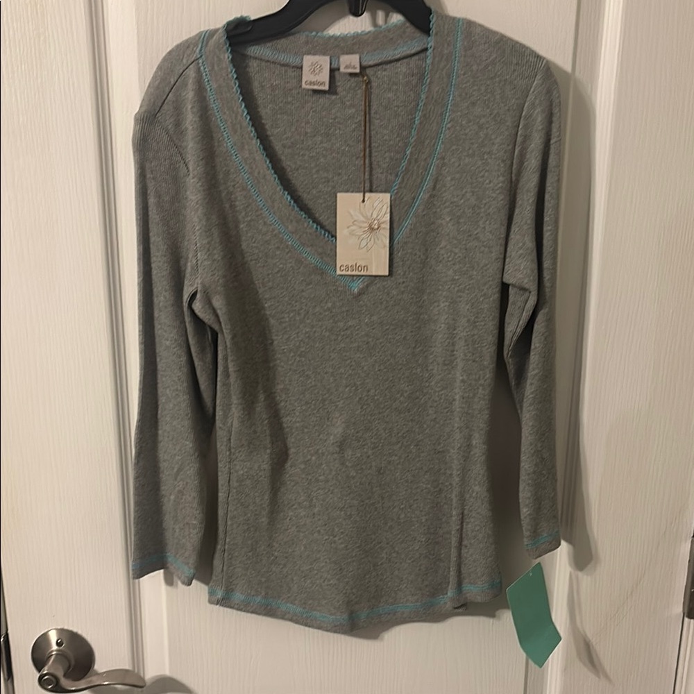 Caslon Gray Women's Top